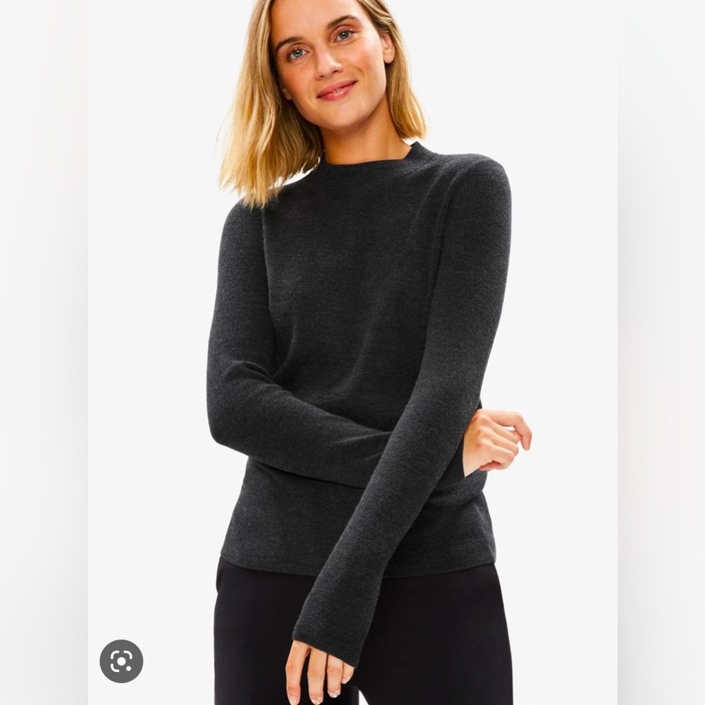 Eileen Fisher Luxe Merino Stretch Mock Neck Top in Responsible Wool